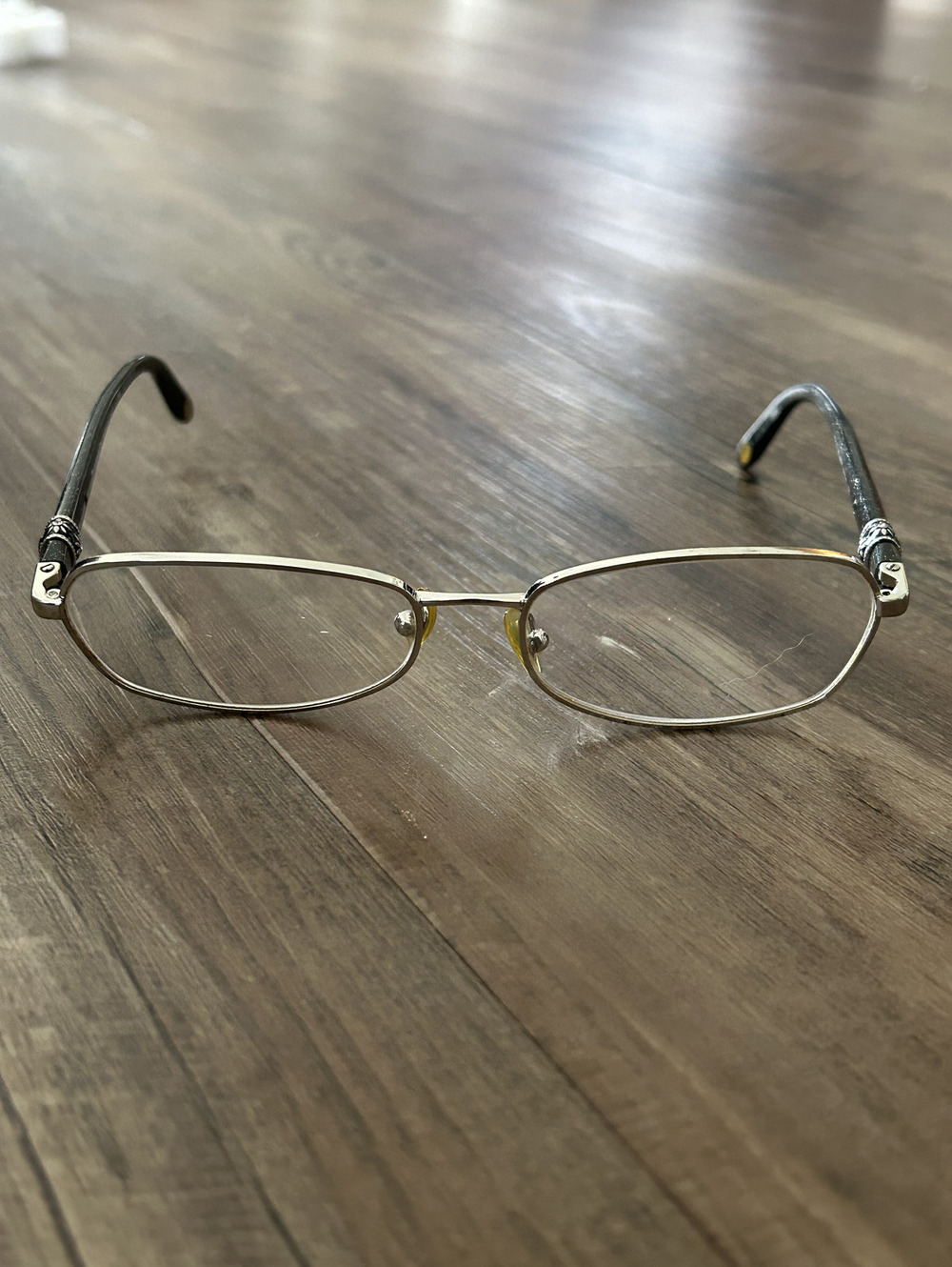 Tiffany TF 1074B 6071 Eyeglasses Glasses Silver Shimmery Black 54-16-135 No Case